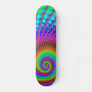 Abstraktes Fraktal Skateboard