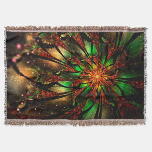 Abstraktes fraktales Blumendesign.  Decke