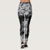 abstraktes Frauengesicht Leggings (Rückseite)