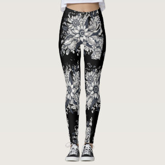 abstraktes Frauengesicht Leggings