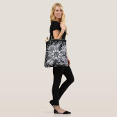 abstraktes Frauengesicht Tasche (Am Model)