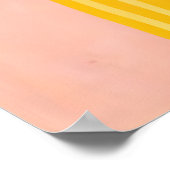 Abstraktes Frauenplakat, Farbige Moderne Poster (Ecke)