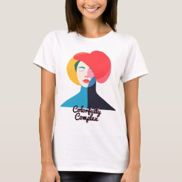 Abstraktes Frauenportrait T-Shirt