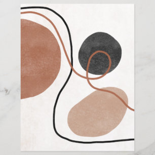 Abstraktes Freeform-Formblatt