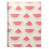 Abstraktes Fruchtmuster kreativ farbig Notizblock (Vorderseite)