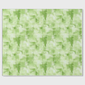 Abstraktes Frühling Grün Geschenkpapier (Flach)