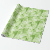 Abstraktes Frühling Grün Geschenkpapier (Ungerollt)
