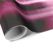 Abstraktes Fuchsia, Grau und Schwarzes Gran Foto K Geschenkpapier (Rolleneckpunkt)