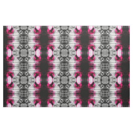 Abstraktes Fuchsienmuster, Grau- und Schwarzkörnmu Stoff (Fat Quarter (45,7 x 55,9 cm))