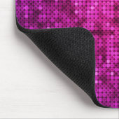 Abstraktes funkelndes Disco-Design Mousepad (Ecke)