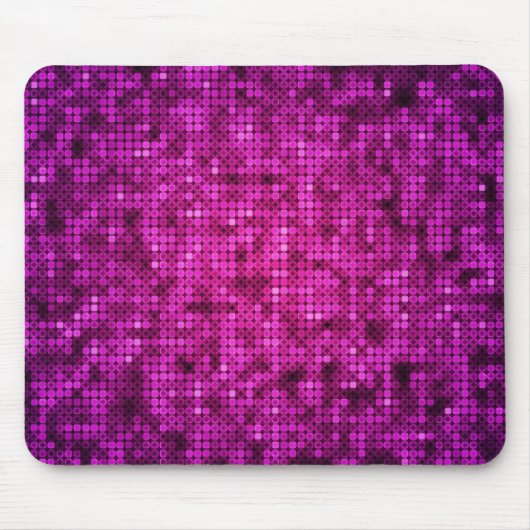 Abstraktes funkelndes Disco-Design Mousepad (Vorne)