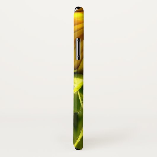 Abstraktes funky Retro Sonnenblume, ängstliche Geo Case-Mate iPhone Hülle (Hinten/Rechts)