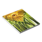 Abstraktes funky Retro Sonnenblume, ängstliche Geo Notizblock (angewinkelt)