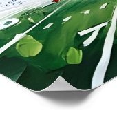 Abstraktes Fußballwerk Poster (Ecke)