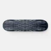 Abstraktes futuristisches Muster Skateboard (Horizontal)