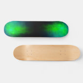 Abstraktes galaktisches Lichtskateboard Skateboard (Horizontal)