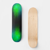 Abstraktes galaktisches Lichtskateboard Skateboard (Vorderseite)