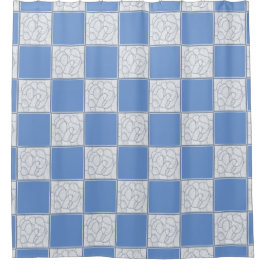 Abstraktes Garnwirbeldesign - Farbe Duschvorhang