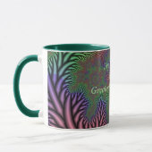 Abstraktes Gartengemälde Tasse (Links)