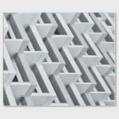 Abstraktes Gebäude Geschenkpapier (Flach)