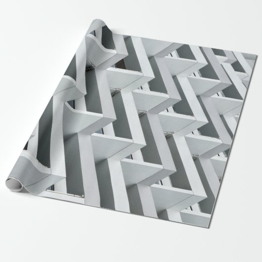 Abstraktes Gebäude Geschenkpapier (Ungerollt)