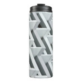 Abstraktes Gebäude Thermosbecher (Vorderseite)