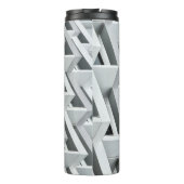 Abstraktes Gebäude Thermosbecher (Rückseite)