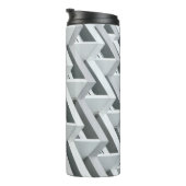 Abstraktes Gebäude Thermosbecher (Nach rechts gedreht)