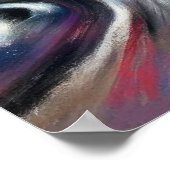 Abstraktes Gebäude Zeichne Pastelle II Poster (Ecke)