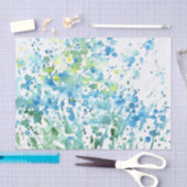 "Abstraktes Gebiet der Blume Seidenpapier (Handwerk)