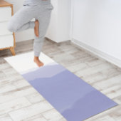 Abstraktes Gebirge Modernes Elegantes Periwinkle W Yogamatte