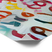 Abstraktes Gedicht Poster (Ecke)