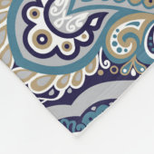 Abstraktes, geeignetes Tapetendesign Fleecedecke (Ecke)