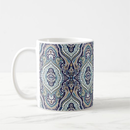 Abstraktes, geeignetes Tapetendesign Kaffeetasse (Links)