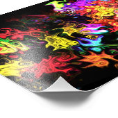 Abstraktes Gefühl bewegen Fotodruck (Ecke)