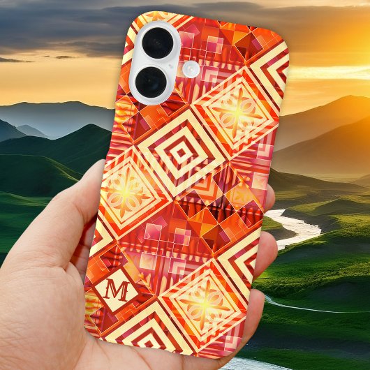 Abstraktes Gehäuse für geometrisches Muster für Mo Case-Mate iPhone Hülle