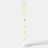 abstraktes Gelb Case-Mate iPhone Hülle (Rückseite / Links)