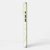 abstraktes Gelb iPhone Hülle (Linke Seite)