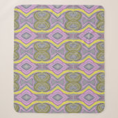 Abstraktes Gelb Sherpadecke (Vorderseite)