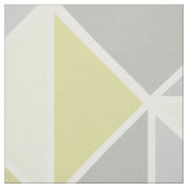 Abstraktes Gelb- und Graugewebe Stoff (Muster)