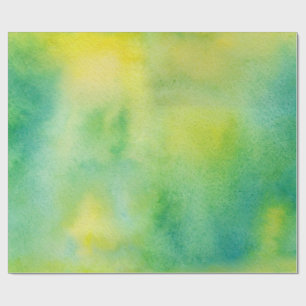 Abstraktes Gelb- und Grünpapier Geschenkpapier