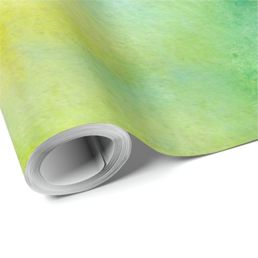 Abstraktes Gelb- und Grünpapier Geschenkpapier (Rolleneckpunkt)