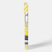 Abstraktes Gelbes Fraktal Kunst Case-Mate iPhone Hülle (Rückseite / Links)