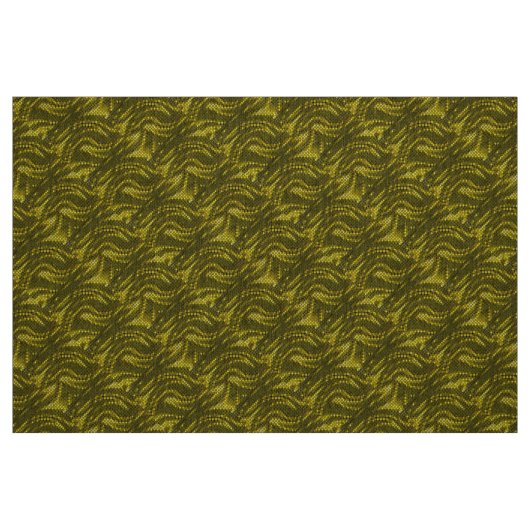 Abstraktes, gelbes Muster Stoff (Fat Quarter (45,7 x 55,9 cm))