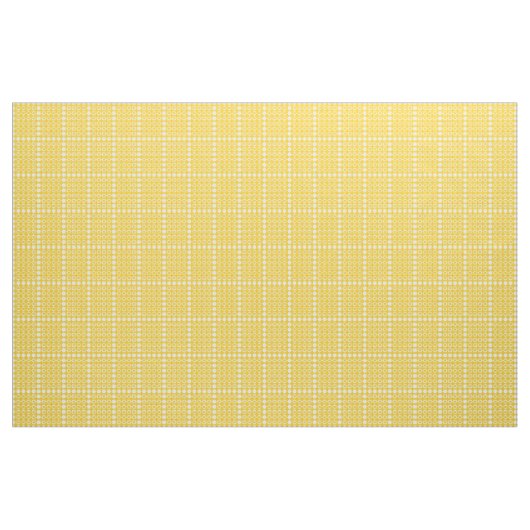 Abstraktes Gelbwürfelgewebe Stoff (Yard (91,4 cm))