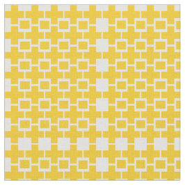 Abstraktes Gelbwürfelgewebe Stoff