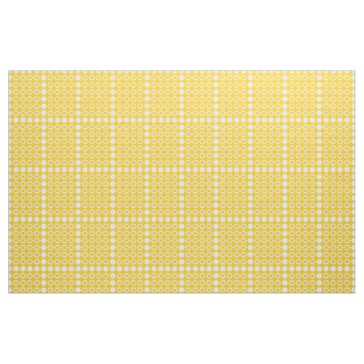 Abstraktes Gelbwürfelgewebe Stoff (Fat Quarter (45,7 x 55,9 cm))