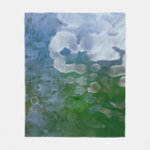 Abstraktes Gemälde auf Beton. 2d Abbildung. Va Fleecedecke (Vorderseite)