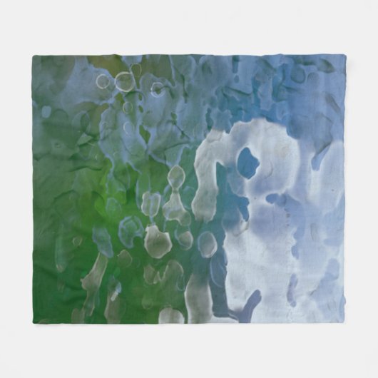 Abstraktes Gemälde auf Beton. 2d Abbildung. Va Fleecedecke (Vorderseite (Horizontal))