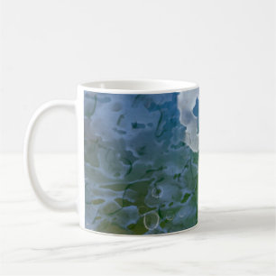 Abstraktes Gemälde auf Beton. 2d Abbildung. Va Kaffeetasse